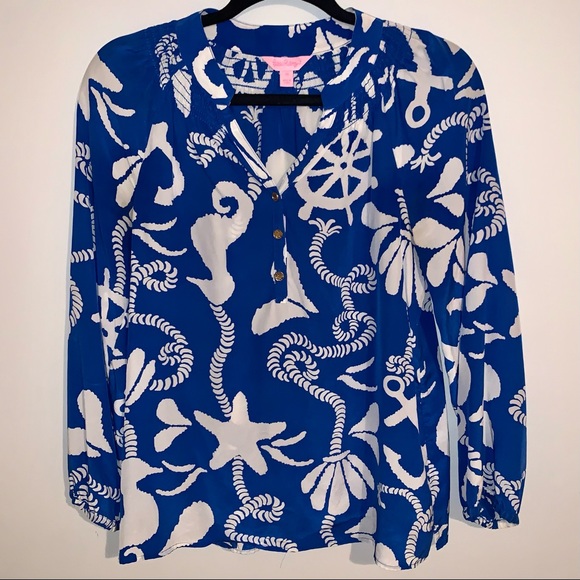 Lily Pulitzer Elsa Top - Picture 1 of 6